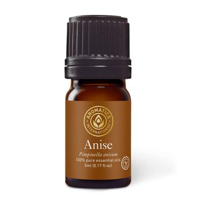 Aromatics International Premium Organic Anise Essential Oil 5ml | 100% Pure Essential Oil for Diffusion & Aromatherapy