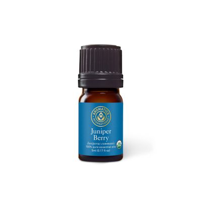 Aromatics International Premium Organic Juniper Berry Essential Oil 5ml | 100% Pure Essential Oil for Diffusion, Aromatherapy & Wellness Use