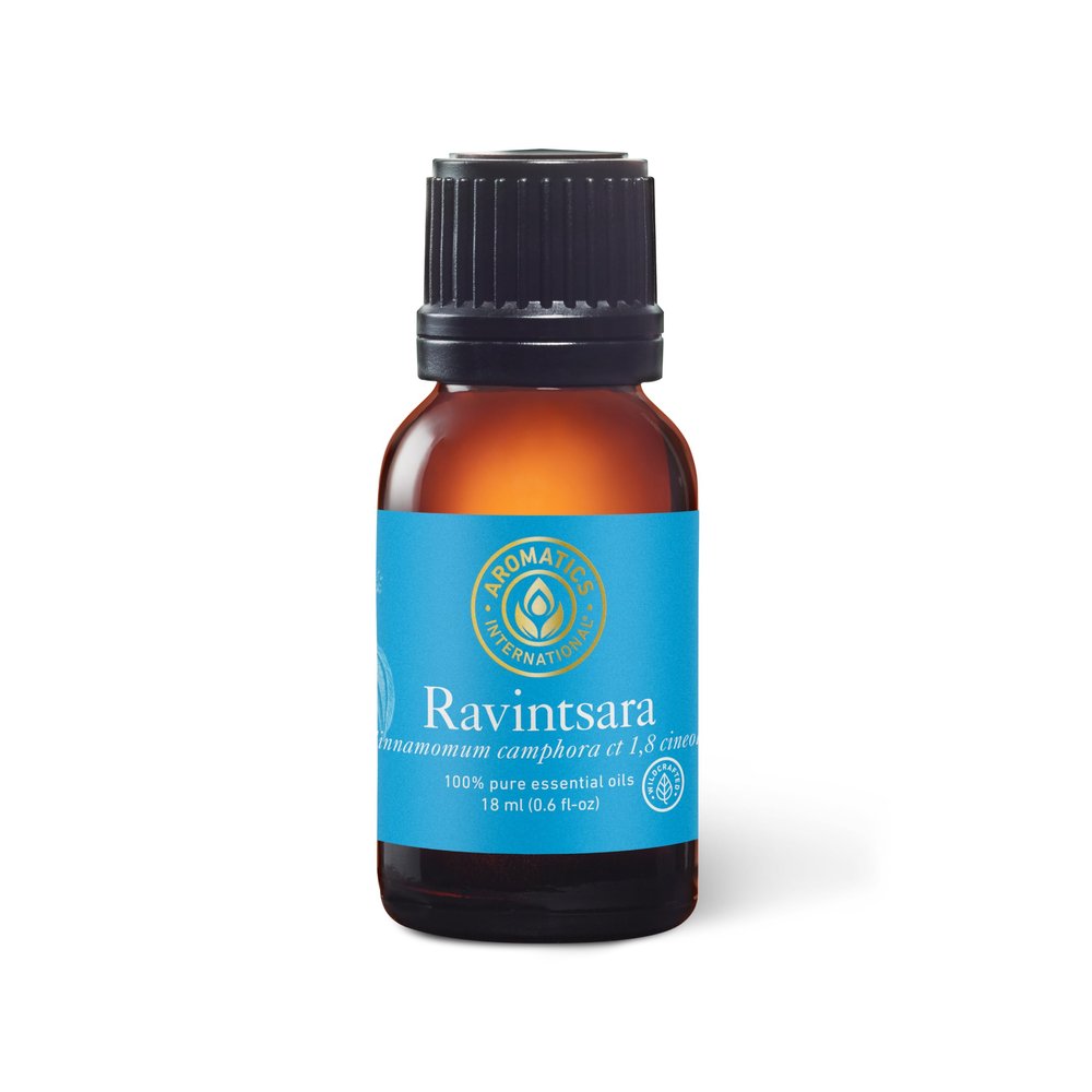 Aromatics International Premium Organic Ravintsara Essential Oil 18ml | 100% Pure Essential Oil for Diffusion & Aromatherapy