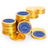 80 Pcs Hanukkah Candy Party Favors Chocolate Coins - Gold Foil - Star of David view 1