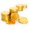 80 Pcs Hanukkah Candy Party Favors Chocolate Coins - Gold Foil - Star of David view 3