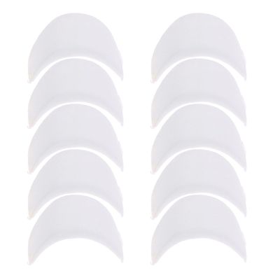 10pcs=5Pairs Soft Padded Shoulder for Blazer T-Shirt Clothes Sewing Accessories (Color : White L)