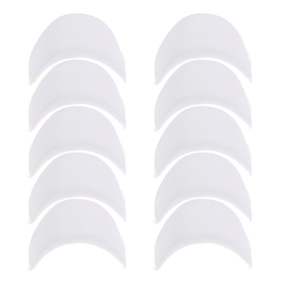 10pcs=5Pairs Soft Padded Shoulder for Blazer T-Shirt Clothes Sewing Accessories (Color : White L)