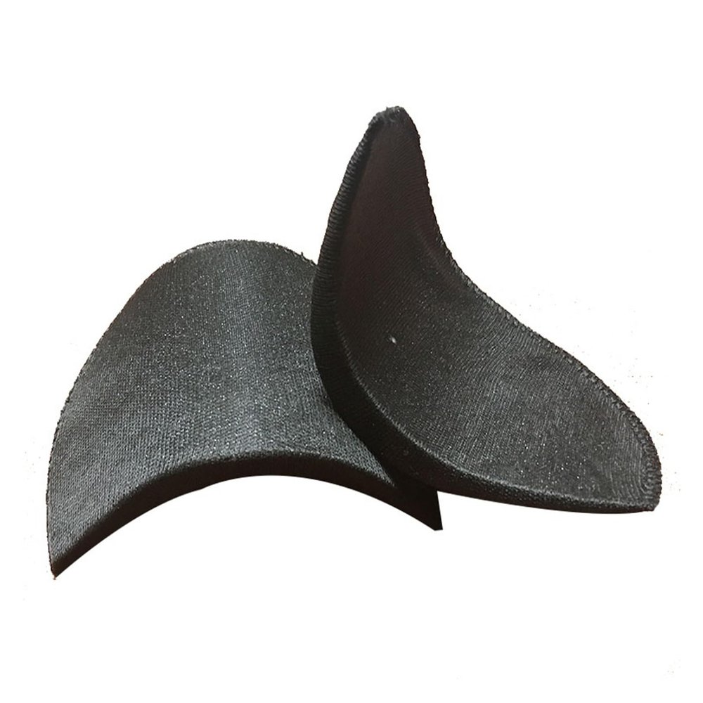 3Pairs Women Men Soft Padded Shoulder Pads for Blazer T-Shirt Clothes Sewing Accessories (Color : Black S)