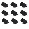 CLENEA 6/9/12Pairs Shoulder Pads Sewing Pads for T-Shirt Clothing Accessories Unisex (Color : 9Pairs-01) view 1