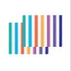 Microfiber Dishcloths for Kitchen, Rainbow Colorful Stripes Geometric Pattern Quick Drying Absorbent Waffle Weave Dish Towels Lint Free Kitchen Towels Dish Rags Reusable Cleaning Cloths, 2 Pack view 1