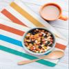 Microfiber Dishcloths for Kitchen, Rainbow Colorful Stripes Geometric Pattern Quick Drying Absorbent Waffle Weave Dish Towels Lint Free Kitchen Towels Dish Rags Reusable Cleaning Cloths, 2 Pack view 3