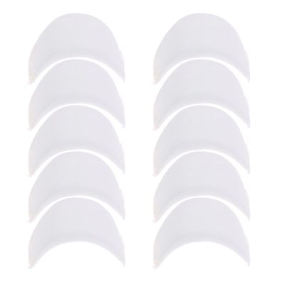 10pcs=5Pairs Soft Padded Shoulder for Blazer T-Shirt Clothes Sewing Accessories (Color : White S)