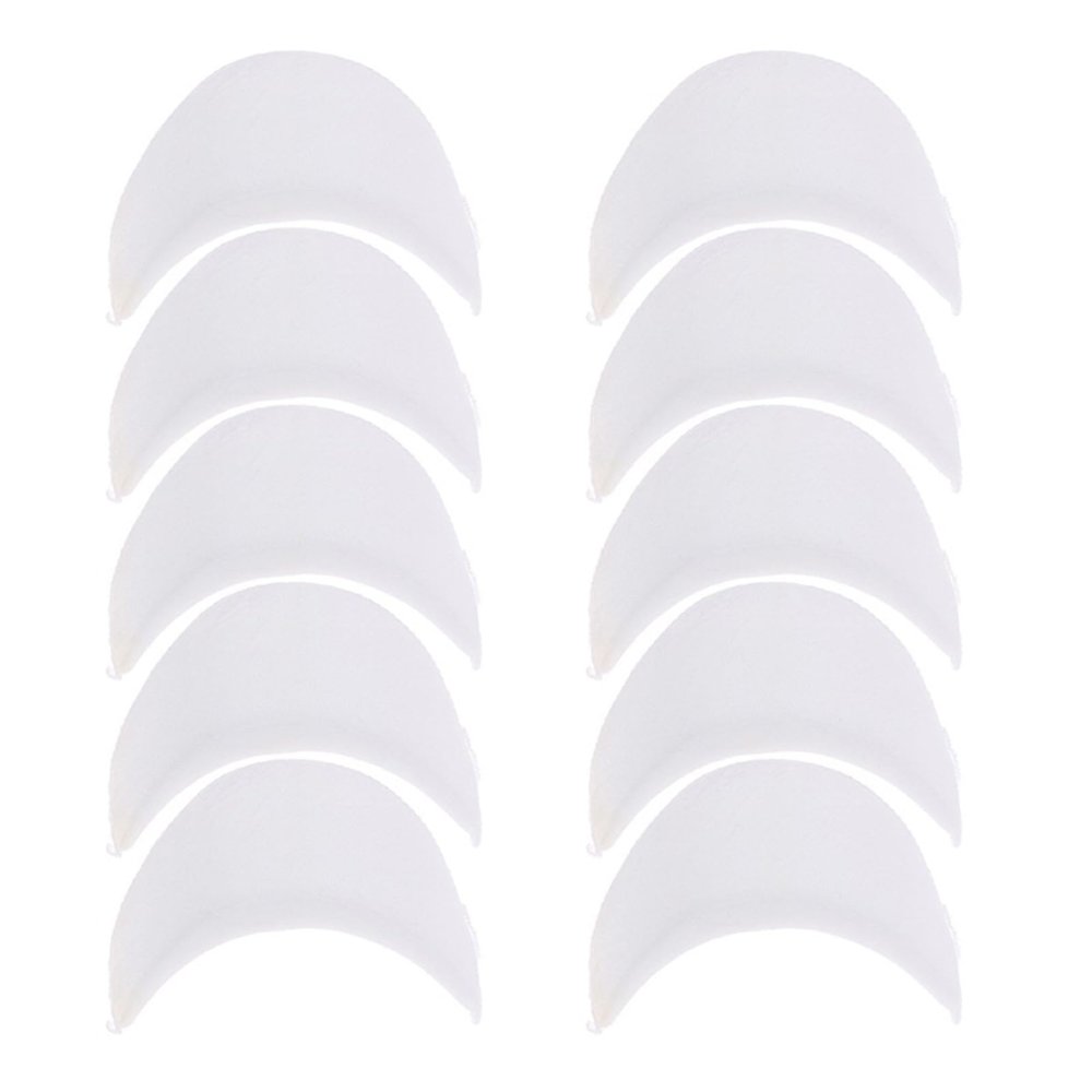 10pcs=5Pairs Soft Padded Shoulder for Blazer T-Shirt Clothes Sewing Accessories (Color : White S)