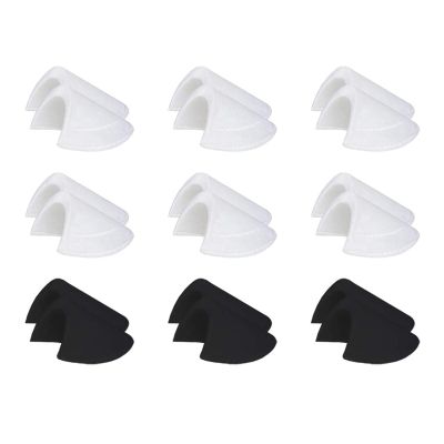CLENEA 6/9/12Pairs Shoulder Pads Sewing Pads for T-Shirt Clothing Accessories Unisex (Color : 9Pairs)