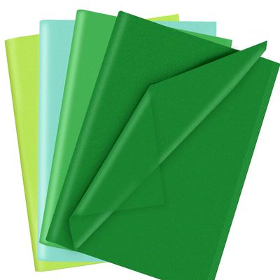 100 Sheets Green Tissue Paper Bulk for Gift Bags - 2014 Inches - Gift Wrap Tissue Paper for Saint Patrick's Day Christmas Birthday Gift Wrapping Packaging Craft Flowers Bouquets