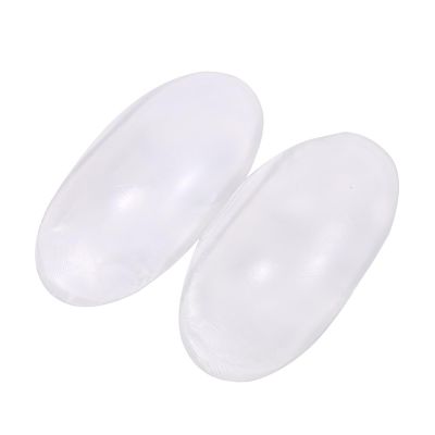 CLENEA 1 Pair Soft Anti-Slip Shoulder Pad Reusable Self Adhesive Shoulder Pads for Women (Color : White)