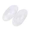 CLENEA 1 Pair Soft Anti-Slip Shoulder Pad Reusable Self Adhesive Shoulder Pads for Women (Color : White) view 1
