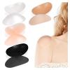CLENEA 1 Pair Soft Anti-Slip Shoulder Pad Reusable Self Adhesive Shoulder Pads for Women (Color : White) view 3