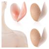 CLENEA 1 Pair Soft Anti-Slip Shoulder Pad Reusable Self Adhesive Shoulder Pads for Women (Color : White) view 4