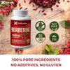 Premium Berberine Supplement, 150 Capsules  50 Days Supply, 1500mg Berberine Per Serving, Berberine HCI, Made from 100% Pure & Natural Ingredients, Non-GMO, Gluten-Free. view 2