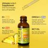 (2 Pack) Organic Vitamin D3 K2 Drops with MCT Oil Omega 3, Maximum Strength Vitamin D Liquid 5000 IU, No Fillers, Non-GMO Liquid D3 for Faster Absorption and Immune Support (Pineapple, 2 Fl Oz) view 4