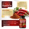 GriMed Ultra Cayenne Pepper 20, 200mg X15 Power with Ginger, Cinnamon, Turmeric, Berberine, Citrus Bergamot for Digestion Support, Immune System, Overall Well-Being (150 Count (Pack of 1)) view 3