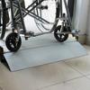 Handicap Ramps Aluminum Bridging Ramp Non-Slip Wheelchair Ramp Height Adjustable Threshold Ramp Portable Scooter Ramp for Home Kerb Ramps Sturdy view 4