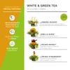 Creano 4 tea Flowers in elegant Gift Box - Blooming Tea White & Green Tea in Cup Size view 2