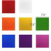 Dicunoy 240 PCS Cellophane Sheets, 7.5 inch Color Cello Sheets for Small Easter Eggs, Crafts, Colorful Plastic Cellophane Wrap Transparency Film Sheets for Candy, Chocolates, Arts Crafts, Science view 2