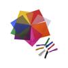 UUYYEO 120 Pcs Colored Cellophane Wrapping Paper Cello Wraps Christmas Cellophane Wrap Gift Wrapping Cellophane Paper Colored Plastic Sheets with Twist Ties 15.5 x 15.5 cm view 1
