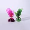 UUYYEO 120 Pcs Colored Cellophane Wrapping Paper Cello Wraps Christmas Cellophane Wrap Gift Wrapping Cellophane Paper Colored Plastic Sheets with Twist Ties 15.5 x 15.5 cm view 4