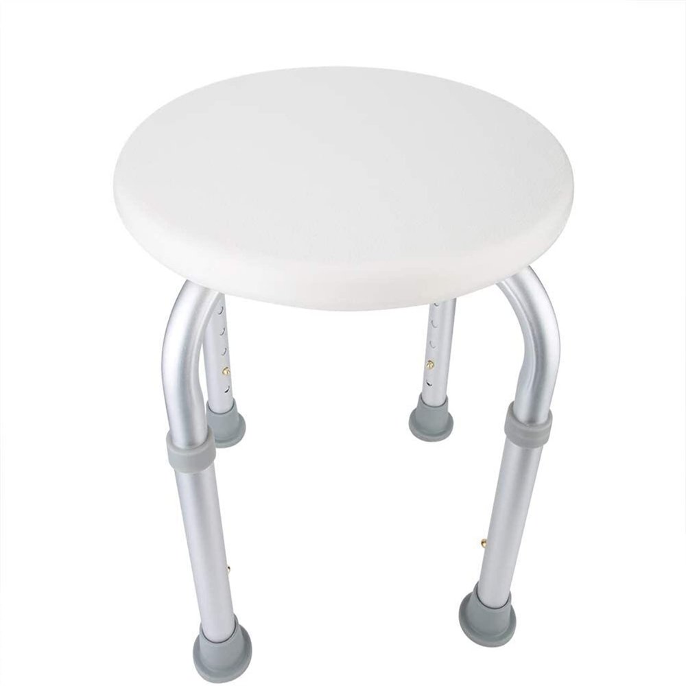 Bath Chair-Shower Chair Adjustable Non-Slip Elderly Bath Seat Bathtub Chair