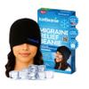 IceBeanie Migraine Relief Cap, As Seen on Shark Tank, Soft & Stretchy Gel Tension Headache Relief Cap, Extended Cooling Hangover Ice Hat, Odorless Head Wrap Ice Pack Wrap, Headache Migraine Mask view 1