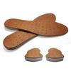 Leather Insole Invisible Increase Insoles 1cm 1.5cm 2cm Height for Casual Sneaker Sport Shoes Men Women (Brown, 8#/10''-1cm Height) view 1