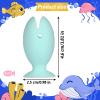 Abeillo 6 Pcs Toothbrush Covers Caps Silicone Fish Toothbrush Holder, Cute Standing Tooth Brush Cover, Toothbrush Head Travel Protector Cap for Household Travel, Camping, Bathroom, School, Business view 2