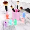 Abeillo 6 Pcs Toothbrush Covers Caps Silicone Fish Toothbrush Holder, Cute Standing Tooth Brush Cover, Toothbrush Head Travel Protector Cap for Household Travel, Camping, Bathroom, School, Business view 4