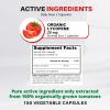 Organic Lycopene | Antioxidant Natural Supplement | with Organic Lycopene from Tomato | 150 Capsule Pack view 3