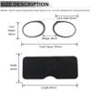 COVESATO Mini Armless Reading Glasses for Men Women Slim Thin Clip on Nose Readers with Small Portable Case(3 Pairs,2.50) view 3