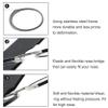 COVESATO Mini Armless Reading Glasses for Men Women Slim Thin Clip on Nose Readers with Small Portable Case(3 Pairs,2.50) view 4