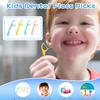 Akpgf dentle Floss Pick Holder Dispenser 88 Floss with 58 Floss Refill, Fun & Colorful Animal Floss Help You Prevent Tooth Decay and Gum Disease (1 Pack Green) view 4