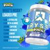 RYSE Loaded Pre Workout Powder - Sour Punch Blue Raz - Daily Pre-Workout for Men & Women with 390mg Caffeine, Beta Alanine, and Citrulline for Pump, Focus, and Energy - 30 Servings view 4