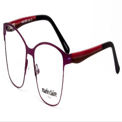 Calabria Claire 6208 Cat-Eye Reading Glasses +1.75 Grape Purple Red Black Women