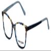 Calabria Claire 6209 Cat-Eye Reading Glasses +4.50 Blue Amber Brown Marble Men Women view 1