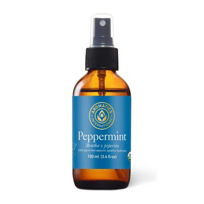 Aromatics International Peppermint Hydrosol 100ml | Cooling Sweet & Fresh Minty Aromatic Mist for Home & Daily Use
