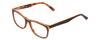 Calabria Claire 6211 Panthos Blue Light Blocking Reading Glasses +0.75 Matte Brown Orange Autumn Tortoise Women view 1