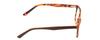 Calabria Claire 6211 Panthos Blue Light Blocking Reading Glasses +0.75 Matte Brown Orange Autumn Tortoise Women view 2