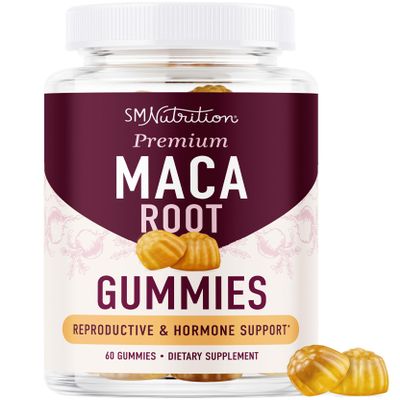 Maca Root Gummies, Drive, Performance & Energy Support, High-Concentration