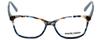 Calabria Claire 6209 Cat-Eye Blue Light Blocking Reading Glasses +1.25 Blue Amber Brown Marble Men Women view 2
