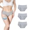 80ml Heavy Flow Absorbent Incontinence Underwear for Women, Washable Leakproof Panties, Underwear for Bladder Leakage Protection 3Pack view 1