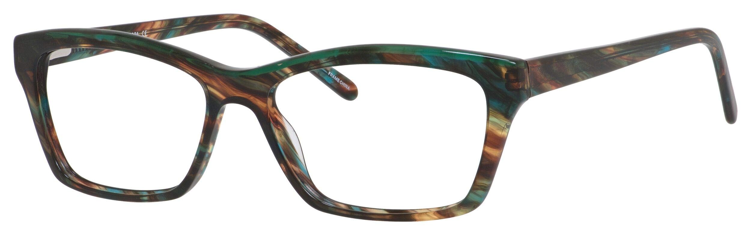 Calabria Claire 6221 Cat-Eye Blue Light Blocking Reading Glasses +1.25 Green Tortoise Havana Men Women