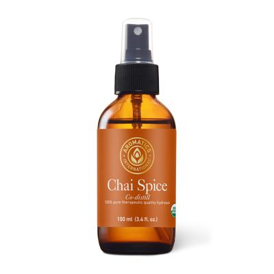Aromatics International Chai Co-distill Hydrosol 100ml | Warm Spicy Peppery Natural Aromatic Mist for Home, Mood & Daily Use