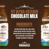 Darigold FIT High Protein Milk 2 Percent - Ultra-Filtered, Low Fat, Lactose Free - 25g Protein, 40% Less Sugar - 14oz Bottles, 12 Pack (Chocolate Milk) view 2