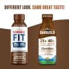 Darigold FIT High Protein Milk 2 Percent - Ultra-Filtered, Low Fat, Lactose Free - 25g Protein, 40% Less Sugar - 14oz Bottles, 12 Pack (Chocolate Milk) view 3