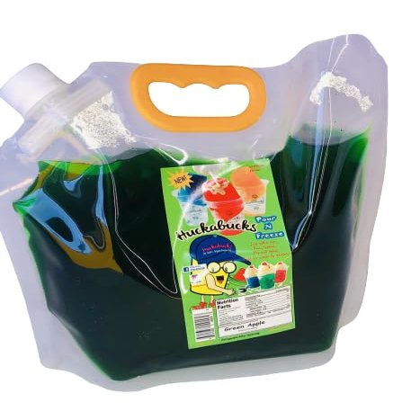 Huckabucks Pour N Freeze, Green Apple, 64 FL OZ